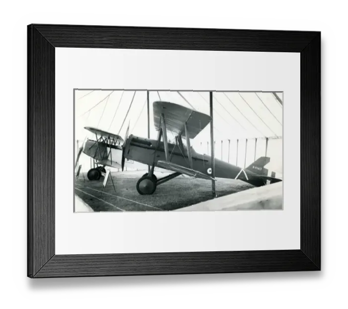 Framed Print : The 1918 SE5A, G-EBIC, of the Nash Collection inside the? Framed Print : The 1918 SE5A, G-EBIC, of the Nash Collection inside the?