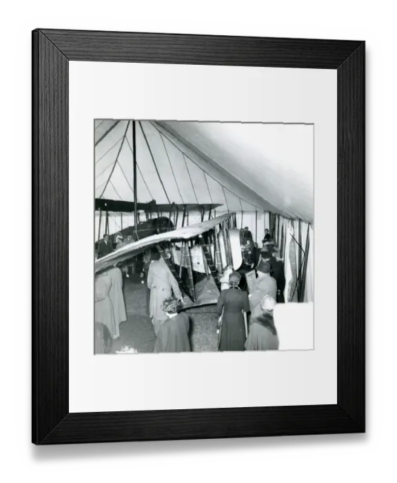 Framed Print : The Caudron GIII and Avro 504K of the Nash Collection in? Framed Print : The Caudron GIII and Avro 504K of the Nash Collection in?