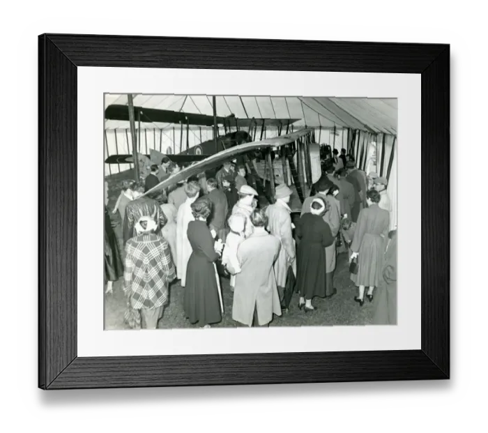 Framed Print : The Caudron GIII and Avro 504K of the Nash Collection in? Framed Print : The Caudron GIII and Avro 504K of the Nash Collection in?