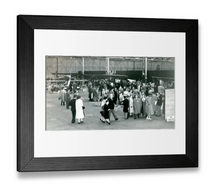 Framed Print : Supermarine S6B, labelled as S1596, and the Royal Aerona? Framed Print : Supermarine S6B, labelled as S1596, and the Royal Aerona?