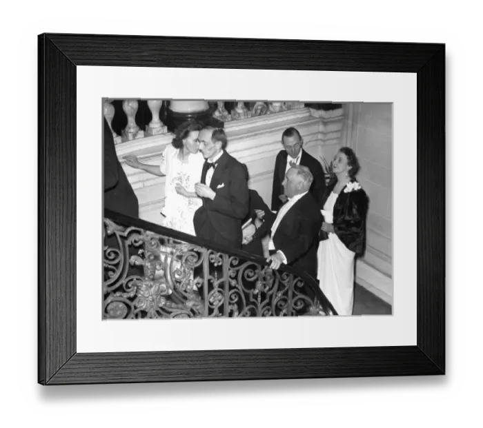 Framed Print : The Royal Aeronautical Society held a dinner at No. 4 Ham?