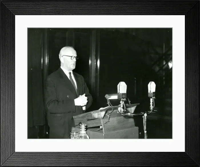 Framed Print : President?s address and reception at the Royal Instituti?