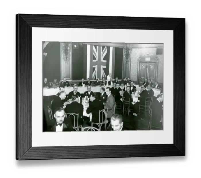 Framed Print : Guests at the first Louis Blriot Lecture on 12 May 1948? Framed Print : Guests at the first Louis Blriot Lecture on 12 May 1948?
