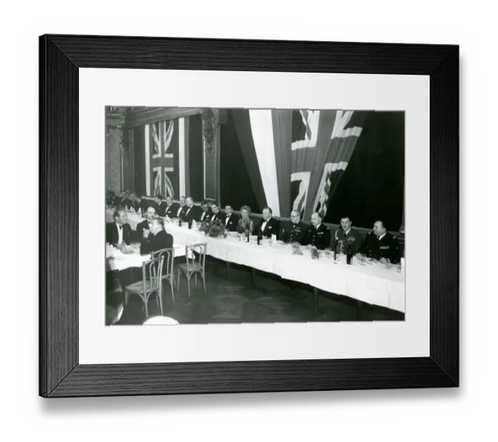 Framed Print : Guests at the first Louis Blriot Lecture on 12 May 1948? Framed Print : Guests at the first Louis Blriot Lecture on 12 May 1948?