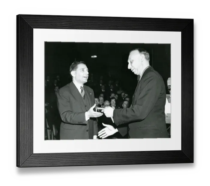 Framed Print : Prior to the 12th Louis Blriot Lecture on 12 March 1959? Framed Print : Prior to the 12th Louis Blriot Lecture on 12 March 1959?