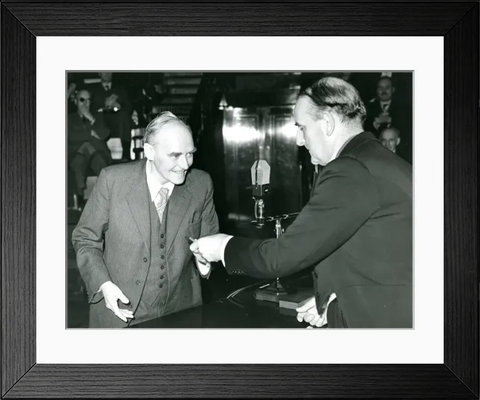 Framed Print : Sir Sydney Camm, CBE, FRAeS, 1893-1966, RAeS President 1? Framed Print : Sir Sydney Camm, CBE, FRAeS, 1893-1966, RAeS President 1?
