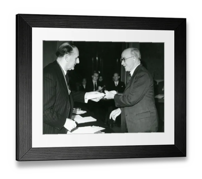 Framed Print : Sir Sydney Camm, CBE, FRAeS, 1893-1966, RAeS President 1? Framed Print : Sir Sydney Camm, CBE, FRAeS, 1893-1966, RAeS President 1?