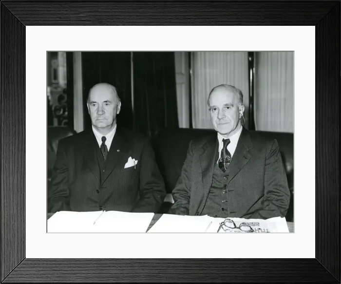 Framed Print : Igor Sikorsky, left, and H. Grinsted were both presented? Framed Print : Igor Sikorsky, left, and H. Grinsted were both presented?