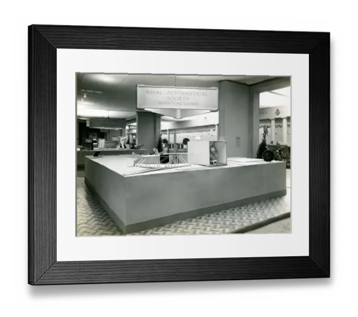 Framed Print : Royal Aeronautical Society display at the International ? Framed Print : Royal Aeronautical Society display at the International ?