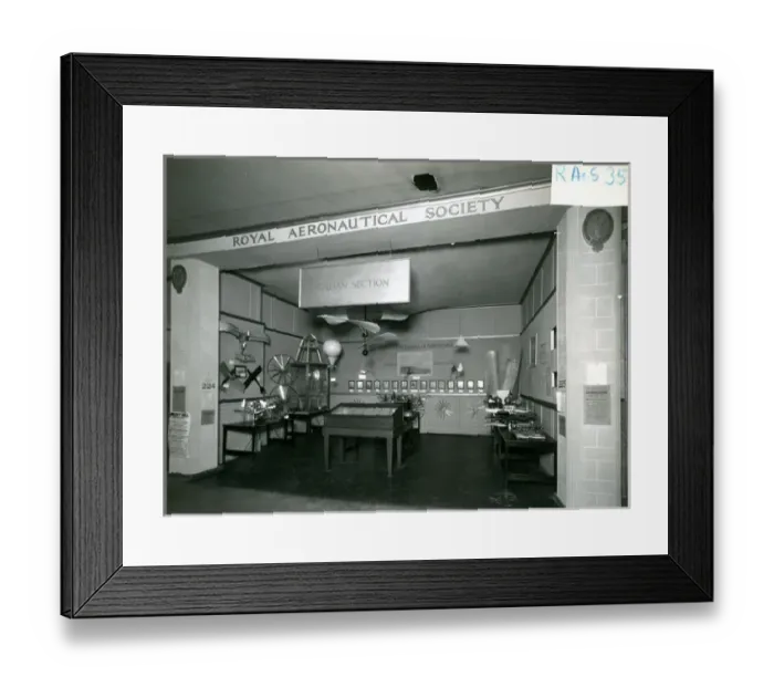 Framed Print : Royal Aeronautical Society display at the International ? Framed Print : Royal Aeronautical Society display at the International ?