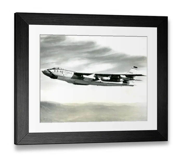 Framed Print : Boeing B-47E Stratojet, 51-7025