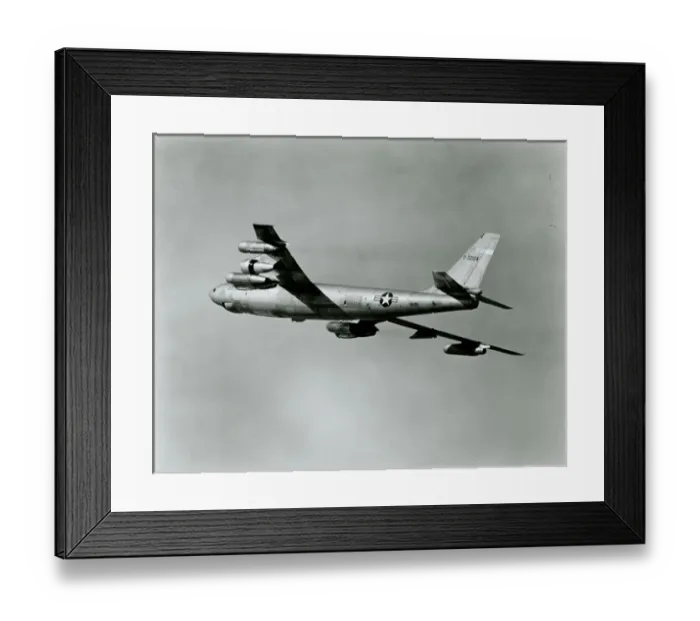 Framed Print : Boeing B-47E Stratojet, 53-2104, modified to test the Ge? Framed Print : Boeing B-47E Stratojet, 53-2104, modified to test the Ge?
