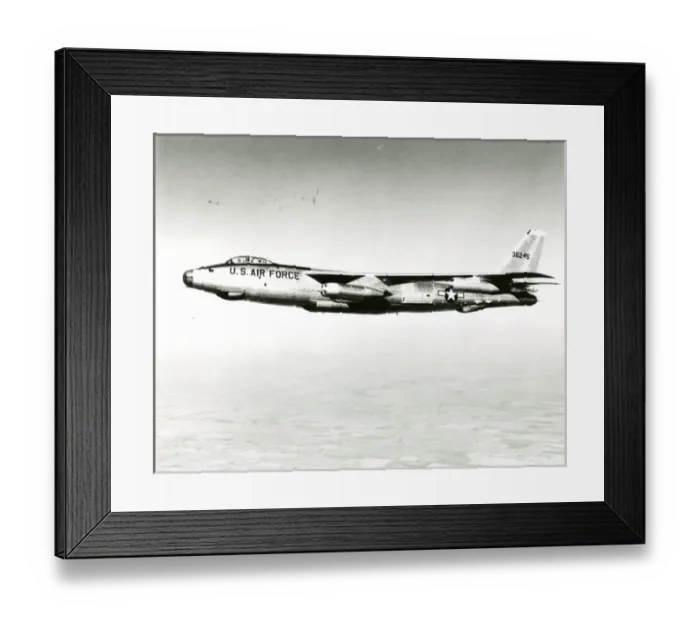 Framed Print : Boeing ERB-47H Stratojet, 53-6245 Framed Print : Boeing ERB-47H Stratojet, 53-6245