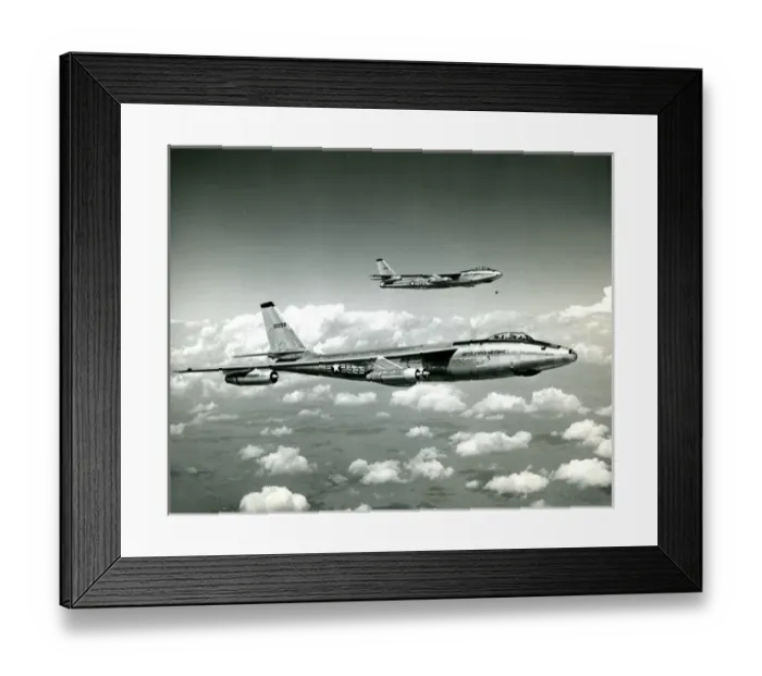 Framed Print : Boeing RB-47E Stratojet, 51-5259, front, and B-47E Strat? Framed Print : Boeing RB-47E Stratojet, 51-5259, front, and B-47E Strat?