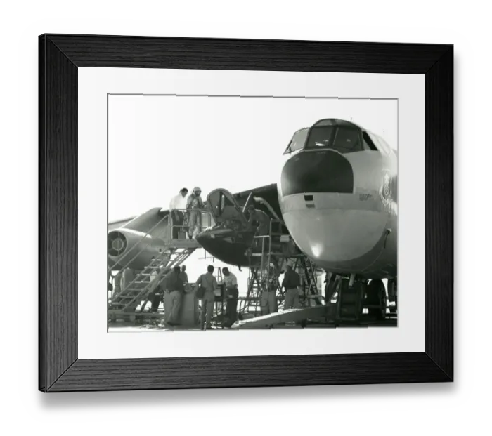 Framed Print : Boeing NB-52A Stratofortress, 52-3, acting as mothership? Framed Print : Boeing NB-52A Stratofortress, 52-3, acting as mothership?