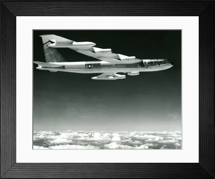 Framed Print : The first Wichita-built Boeing B-52D Stratofortress, 55-? Framed Print : The first Wichita-built Boeing B-52D Stratofortress, 55-?