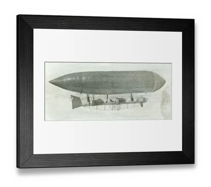 Framed Print : Dr F. A. Barton?s airship of 1905 / 6 Framed Print : Dr F. A. Barton?s airship of 1905 / 6