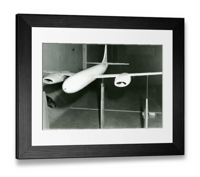 Framed Print : Boeing FR-61 (Model 424) wind-tunnel model Framed Print : Boeing FR-61 (Model 424) wind-tunnel model