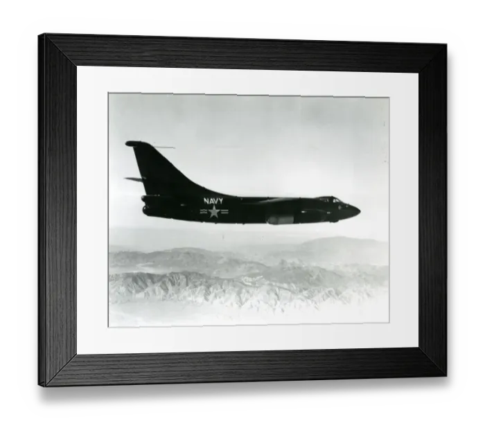 Framed Print : Douglas XA3D-1 Skywarrior, 125412 Framed Print : Douglas XA3D-1 Skywarrior, 125412
