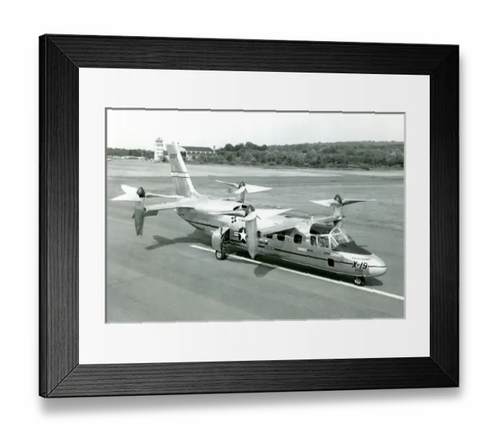 Framed Print : The first Curtiss-Wright X-19, 62-12197 Framed Print : The first Curtiss-Wright X-19, 62-12197