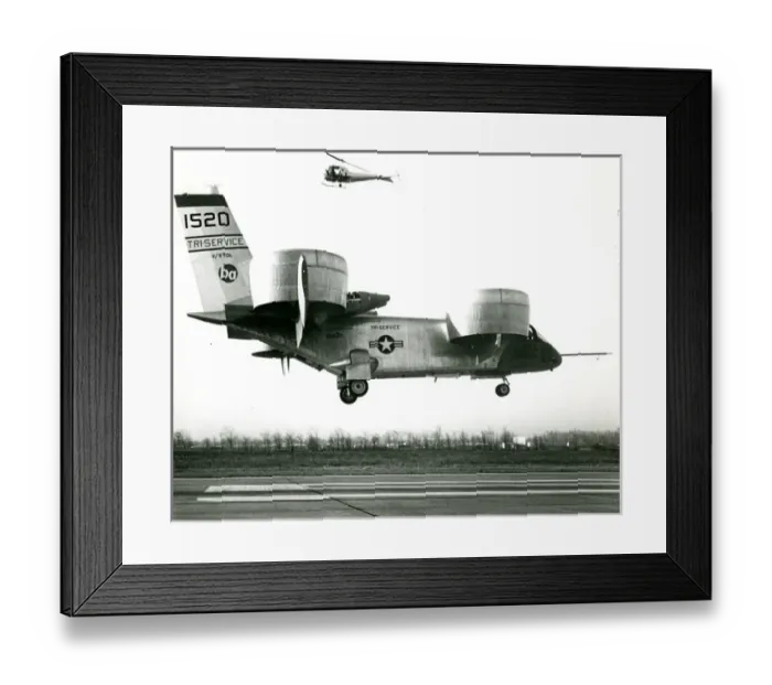 Framed Print : Bell X-22A, 151520 Framed Print : Bell X-22A, 151520