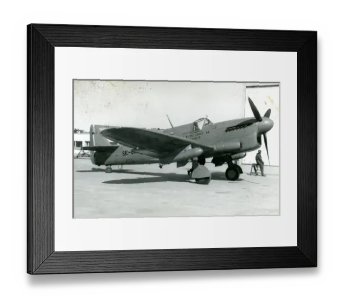 Framed Print : Fairey Firefly TT1, SE-BR?, target tug operated by Svens? Framed Print : Fairey Firefly TT1, SE-BR?, target tug operated by Svens?
