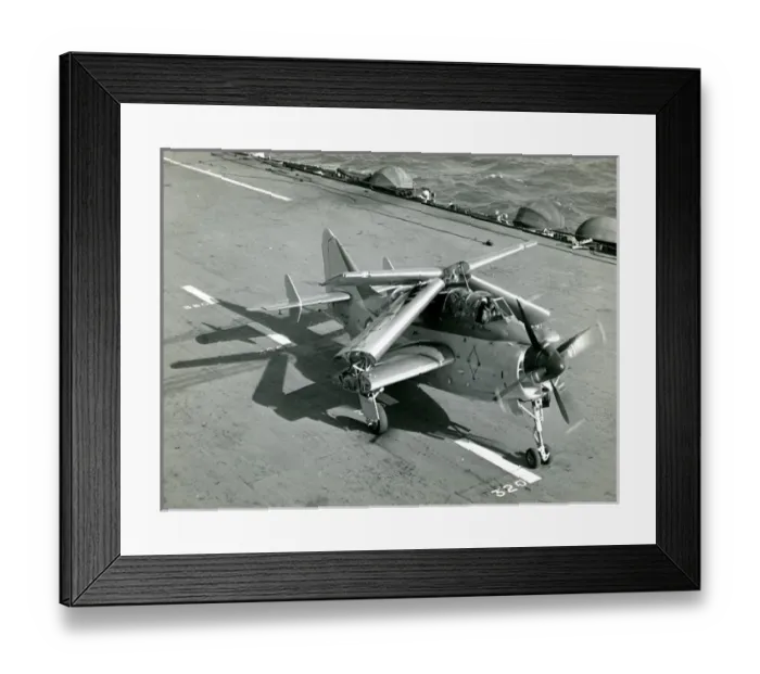 Framed Print : An early production Fairey Gannet AS1, probably WN341, d? Framed Print : An early production Fairey Gannet AS1, probably WN341, d?