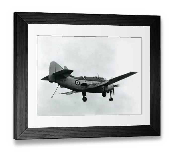 Framed Print : An early production Fairey Gannet AS1, WN340