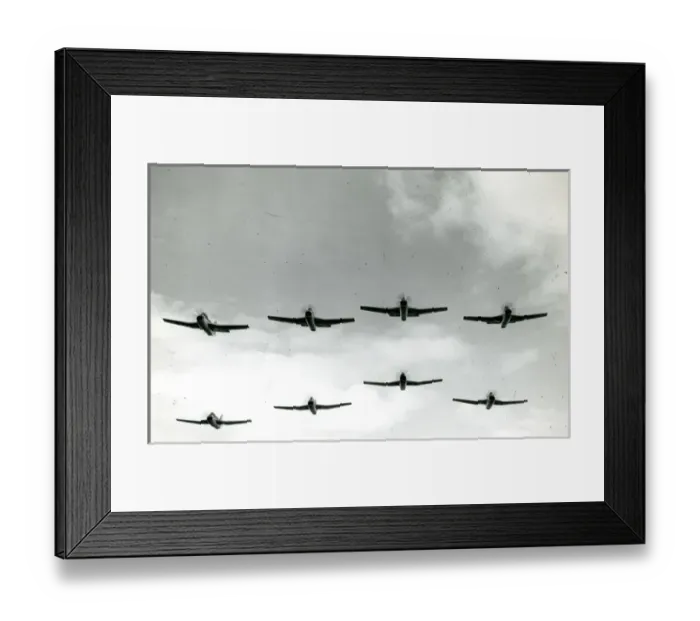 Framed Print : Eight Fairey Gannets Framed Print : Eight Fairey Gannets