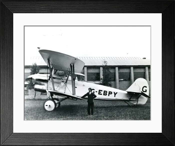 Framed Print : Vickers Vivid, G-EBPY Framed Print : Vickers Vivid, G-EBPY