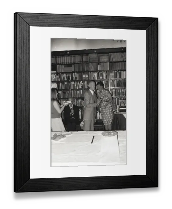 Framed Print : Centre: Prof Lew Crabtree, RAeS President 1978-1979 and ? Framed Print : Centre: Prof Lew Crabtree, RAeS President 1978-1979 and ?
