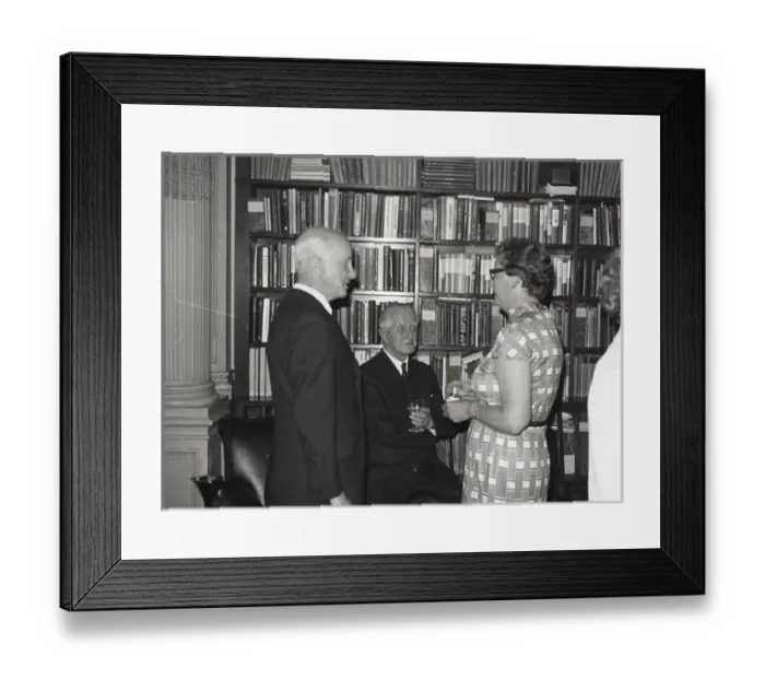 Framed Print : E. C. ?Betty? Pike in the Library of the Royal Aeronautic? Framed Print : E. C. ?Betty? Pike in the Library of the Royal Aeronautic?