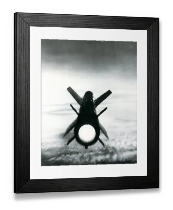 Framed Print : A de Havilland Firestreak air-to-air missile acceleratin? Framed Print : A de Havilland Firestreak air-to-air missile acceleratin?