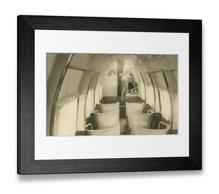 Framed Print : The cabin interior of Vickers Vimy Commercial, G-EASI, C? Framed Print : The cabin interior of Vickers Vimy Commercial, G-EASI, C?