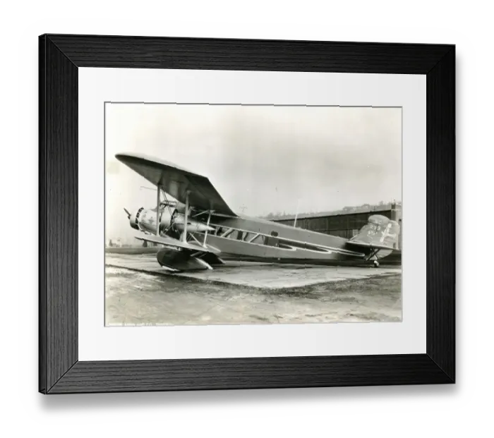 Framed Print : Boeing Model 226, NC-233M, of the Standard Oil Company