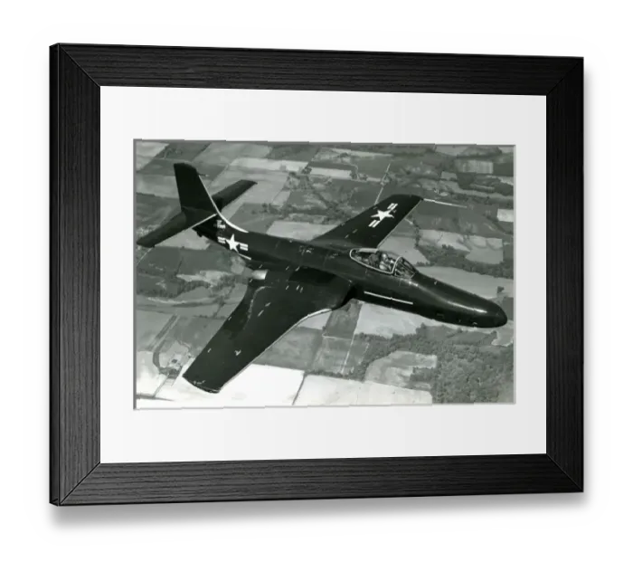 Framed Print : McDonnell F2H-2P Banshee, 123366 Framed Print : McDonnell F2H-2P Banshee, 123366