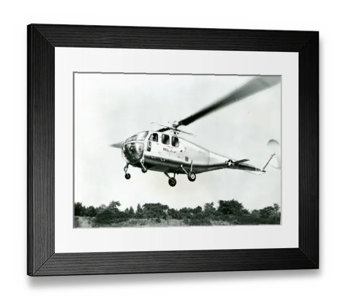 Framed Print : Bell Model 48 YH-12B, 46-217 Framed Print : Bell Model 48 YH-12B, 46-217