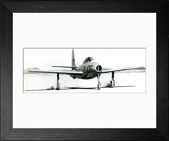 Framed Print : The first Republic XP-84 Thunderjet, 45-59475 Framed Print : The first Republic XP-84 Thunderjet, 45-59475