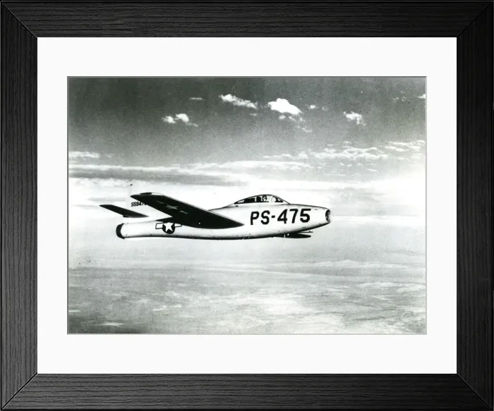 Framed Print : The first Republic XP-84 Thunderjet, 45-59475 Framed Print : The first Republic XP-84 Thunderjet, 45-59475