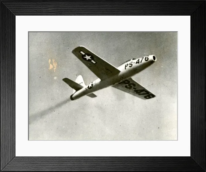 Framed Print : The second Republic XP-84 Thunderjet, 45-59476 Framed Print : The second Republic XP-84 Thunderjet, 45-59476