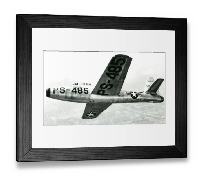 Framed Print : Republic YP-84A Thunderjet, 45-59485 Framed Print : Republic YP-84A Thunderjet, 45-59485