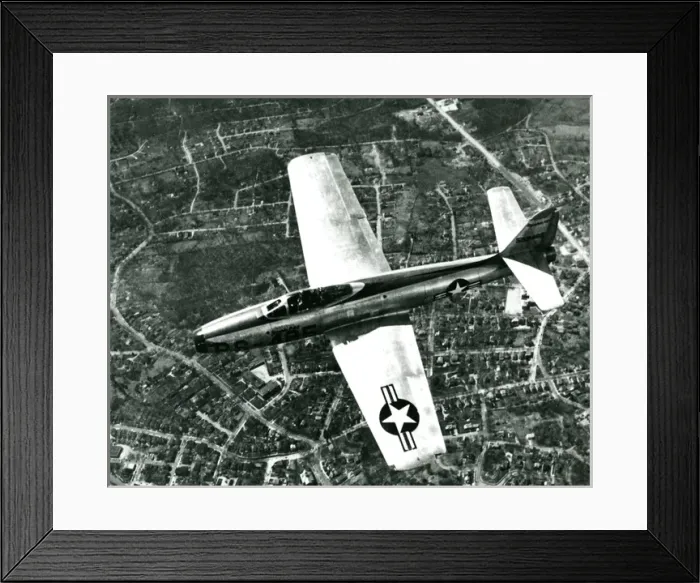 Framed Print : Republic YP-84A Thunderjet, 45-59485 Framed Print : Republic YP-84A Thunderjet, 45-59485