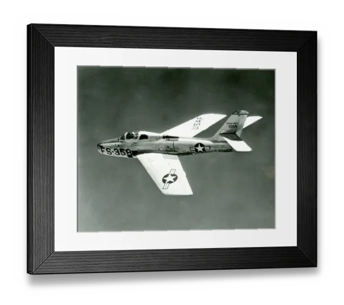 Framed Print : Republic F-84F Thunderstreak, 51-1358 Framed Print : Republic F-84F Thunderstreak, 51-1358
