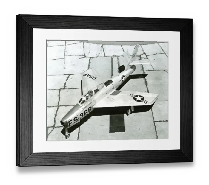 Framed Print : Republic F-84F Thunderstreak, 51-1366 Framed Print : Republic F-84F Thunderstreak, 51-1366