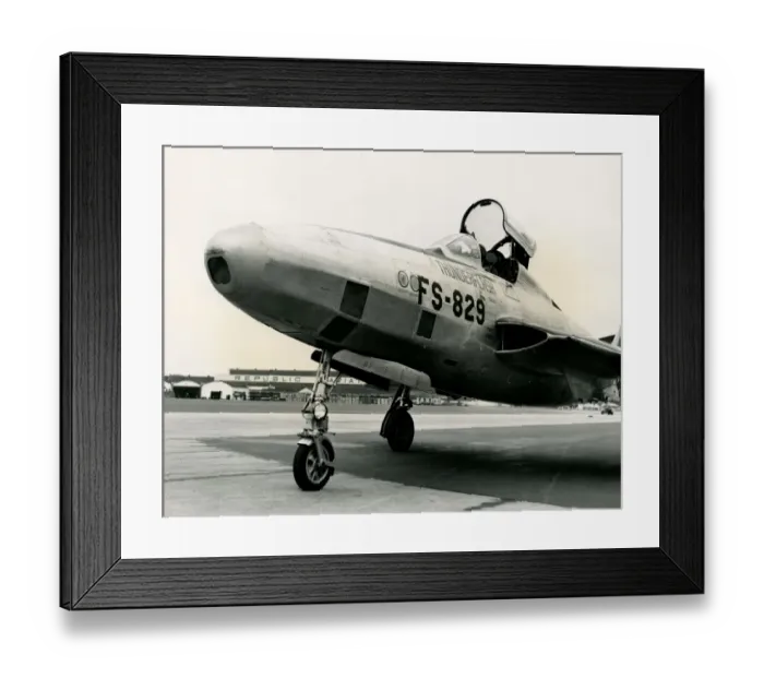 Framed Print : Republic RF-84F Thunderflash, 51-1829 Framed Print : Republic RF-84F Thunderflash, 51-1829