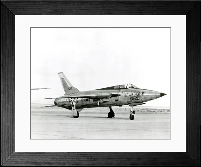 Framed Print : Republic F-105B Thunderchief, 54-0101 Framed Print : Republic F-105B Thunderchief, 54-0101