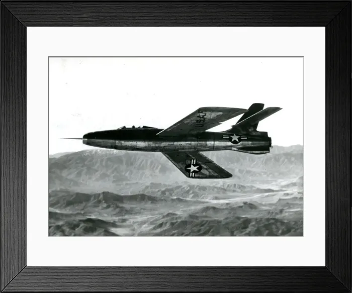 Framed Print : Republic XF-91 Thunderceptor