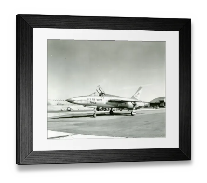 Framed Print : Republic F-105B Thunderchief, 54-0105 Framed Print : Republic F-105B Thunderchief, 54-0105