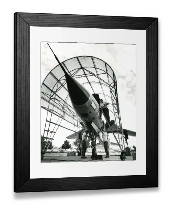 Framed Print : Republic F-105D Thunderchief