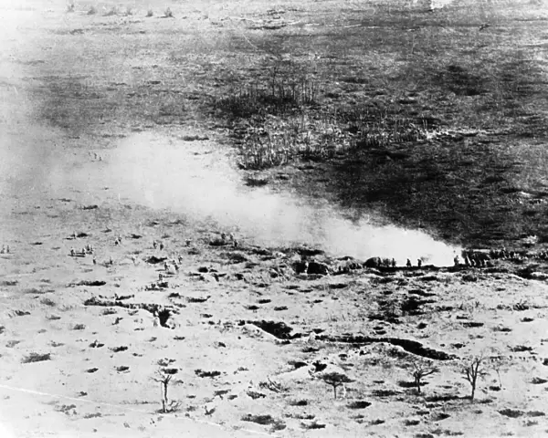 Aerial view of Battle of Somme